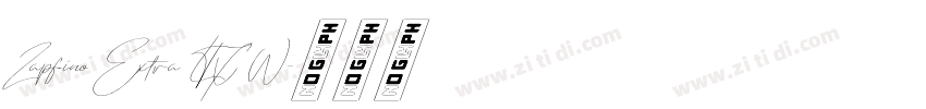 Zapfino Extra LTX W字体转换